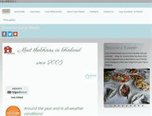 Tablet Screenshot of cosyfinland.com